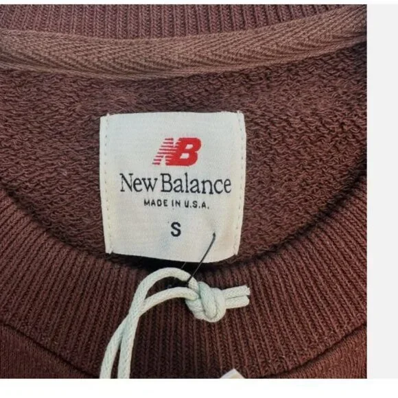 New Balance MADE in USA Men's Core Crewneck Sweatshirt 'Rich Oak' MT21541-ROK